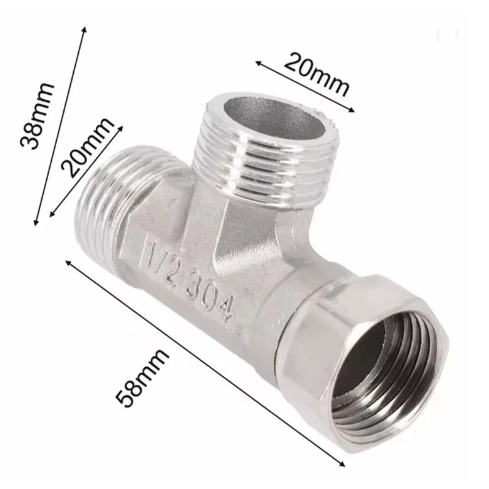 Katup Pengalih Adaptor T Baja  - Shower Valve Cartridge ulasan dan harga