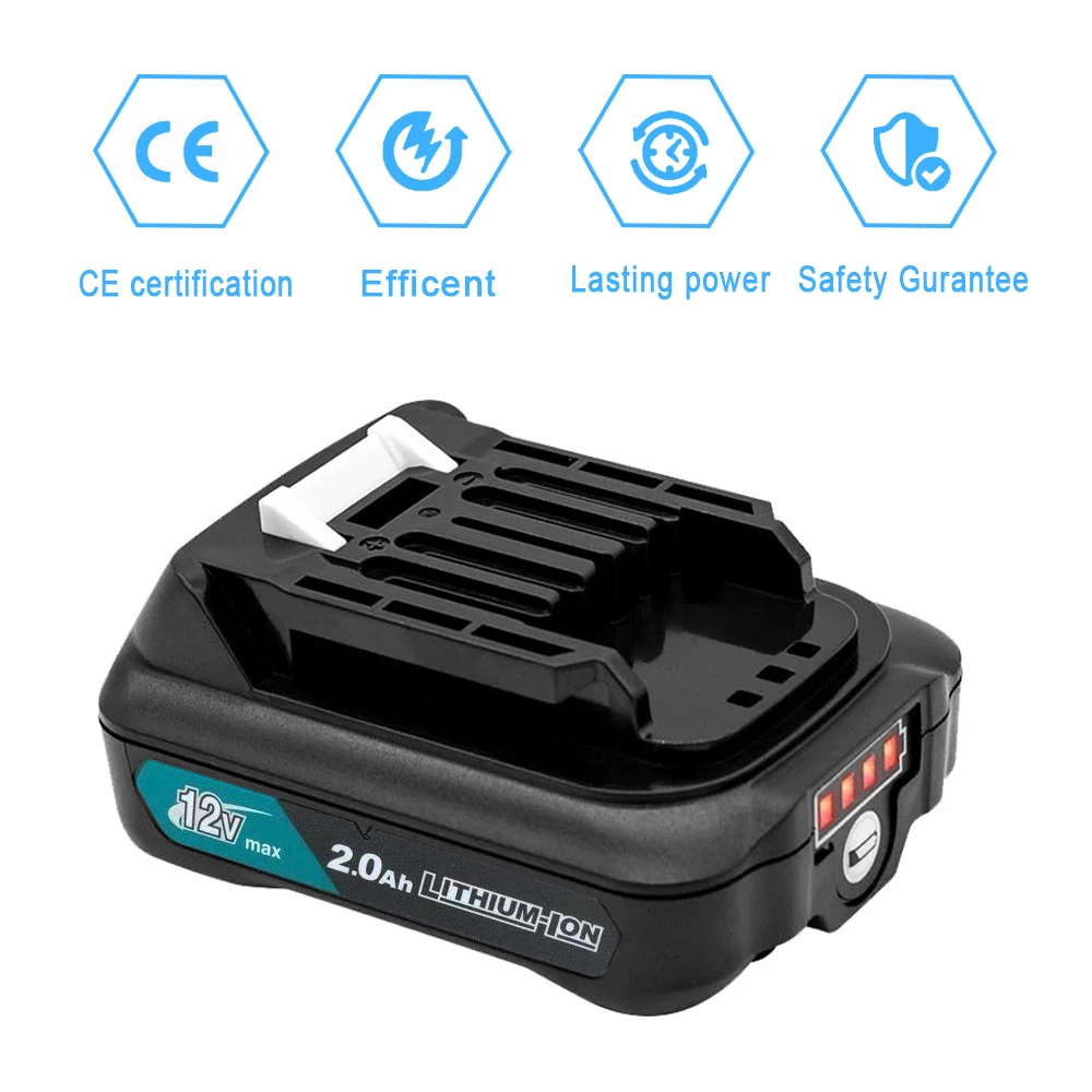 Baterai Li-ion Isi Ulang 2.0Ah - Makita Drill Hp1640 ulasan dan harga