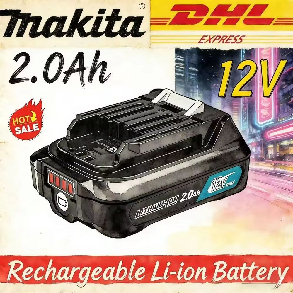 Baterai Li-ion Isi Ulang 2.0Ah - Makita Drill Hp1640 ulasan dan harga